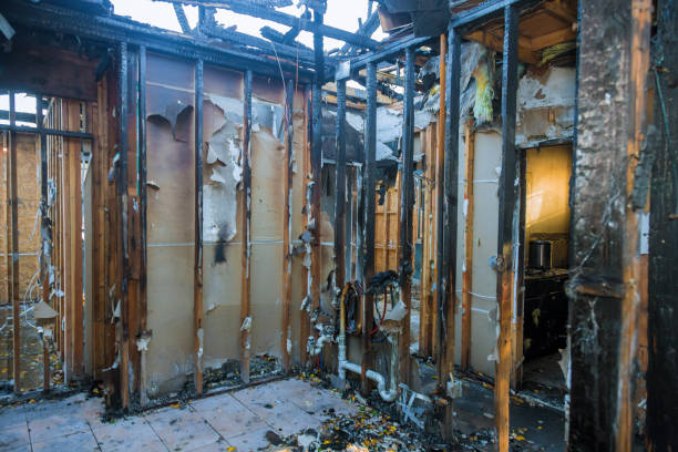 Professional Soot Cleanup technician working in Barrington, NJ